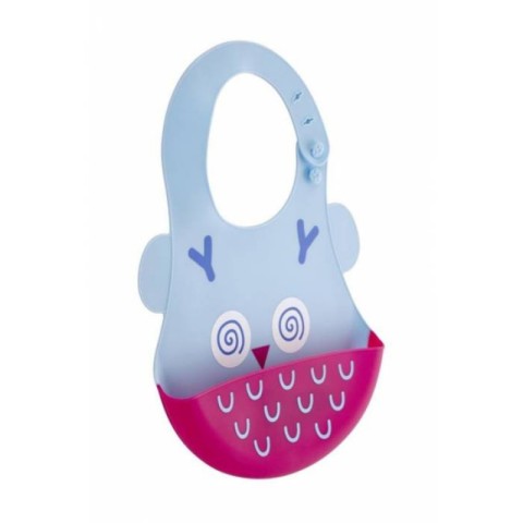 BABYJEM SILICON BABY BIB BLUE