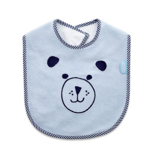 BABYJEM TOWEL BIB / CUTE ANIMALS / BLUE BEAR