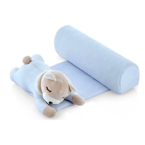 BABYJEM SIDE SLEEP PILLOW BLUE  BEAR 