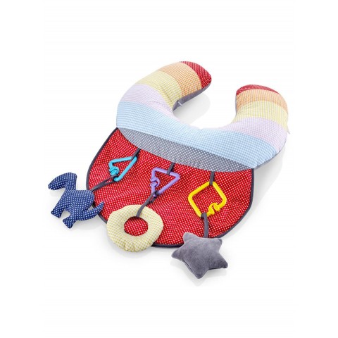 BABYJEM  BABY EXERCISING PILLOW WITH TOYS