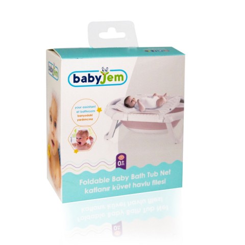 BABYJEM FOLDABLE BATH TUB 3 PIECES GREY