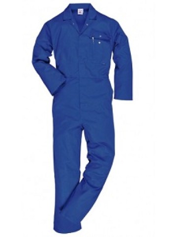 WORKING COVERALL BLUE 65/35 POLYESTER COTTON SIZE XL