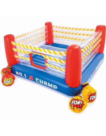 INTEX 48250 JUMP-O-LENE BOXING RING BOUNCER Ages 5-7- 2.26mx2.26mx1.1m S18