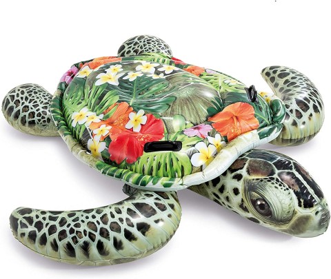 INTEX 57555NP REALISTIC SEA TURTLE RIDE ON 191CM L x 170CM W S18