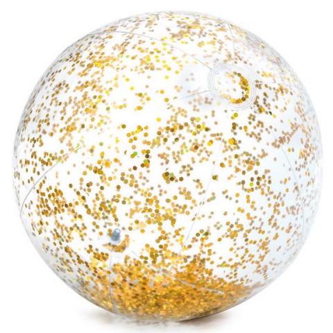 INTEX 58070 TRANSPARENT GLITTER BEACH BALLS S18