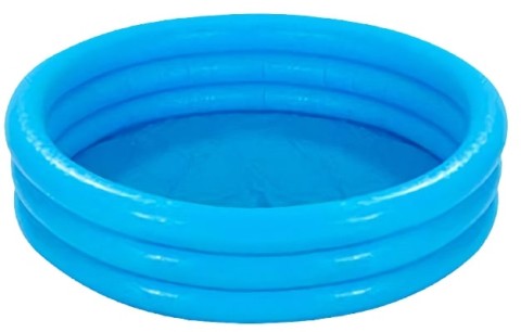 INTEX 58446 INFLATABLE CRYTAL BLUE POOL (168*38) S18