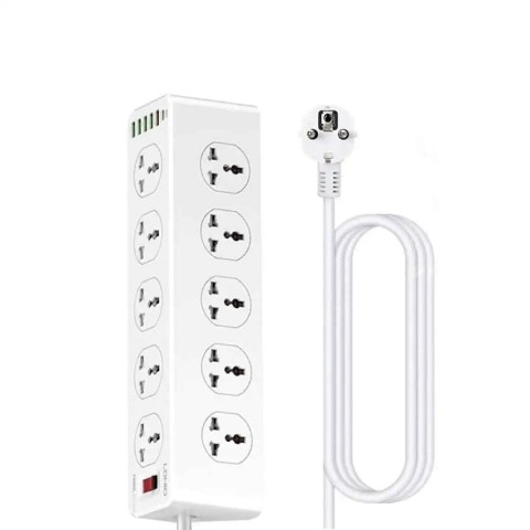 LDNIO EXTENTION 10 SOCKETS 5 USB PORTS / 1 USB-C PORT  EN-1016