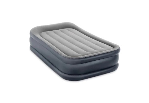 INTEX 64132 TWIN DELUXE PILLOW REST AIRBED W/FIBER-TECH BIP (99*191*42) S21