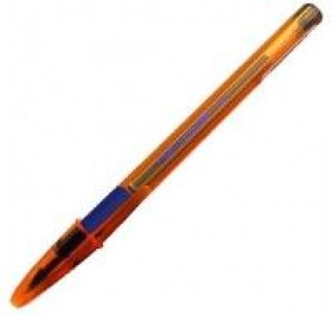 BALL PEN ORANGE BLUE INK 50UNIT PER PACK