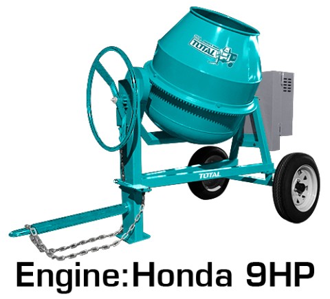 Gasoline Concrete Mixer 9hp 350L