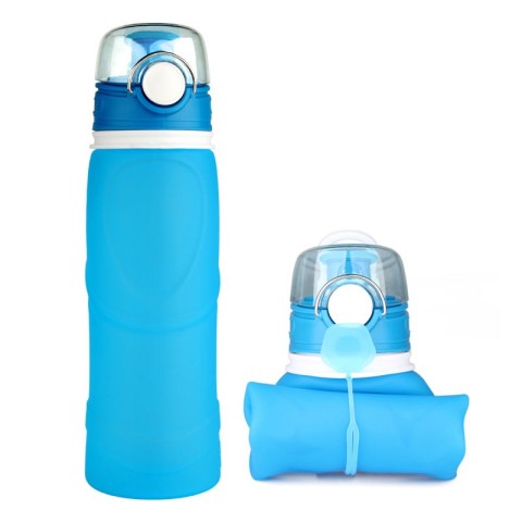 PORTABLE SILICONE SPORT FOLDABLE WATER BOLLTE