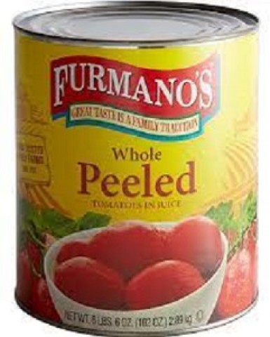 Furmano's whole peeled 2.89KG                     