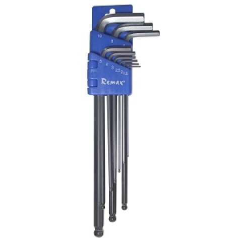 9 PCS LONG HEX KEY WRENCH SET